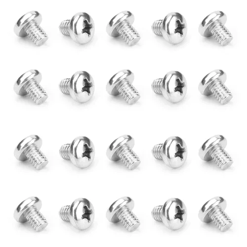 Miniatura 65 de Tornillos de máquina de jalar de perilla M4-0.028x0.197 in M4-0.028x0.197 in Tornillos de cabeza plana métrica Phillips Drive Tornillo de cabeza