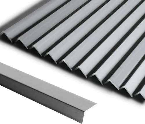 Miniatura 8 de SUNWINGS Paquete de 10 adornos de azulejos de aluminio de 12 pulgadas para despegar y pegar, borde decorativo para salpicaduras de cocina, Negro mate