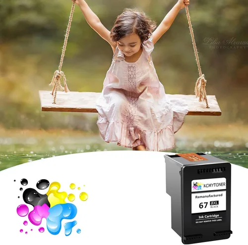 Miniatura 6 de Cartucho de tinta remanufacturado de alto rendimiento de repuesto para HP 67 XL 67XL compatible con impresora Envy 6052 6055 Envy Pro 6455 6475
