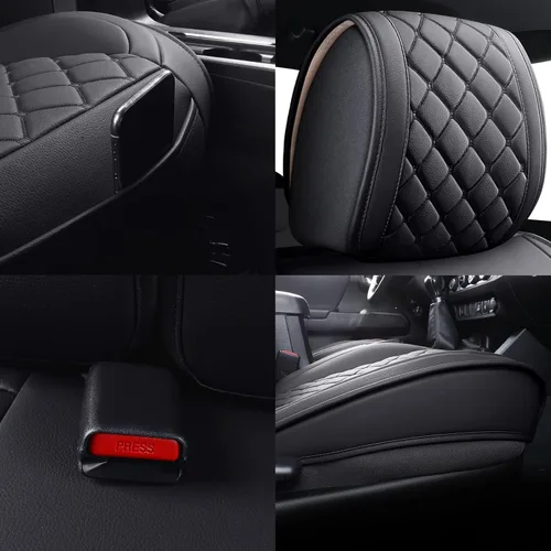 Miniatura 6 de Tomatoman Tacoma - Fundas de asiento personalizadas para camioneta Sport Gen SR Extended Pro Off-Road Pickup V6 2005-2025 2026, cojines impermeables