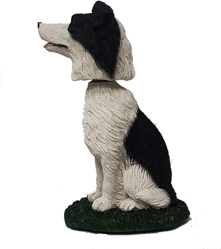 Miniatura 2 de Animal Den Border Collie - Figura de perro Bobblehead para regalo para tablero de instrumentos de automóvil