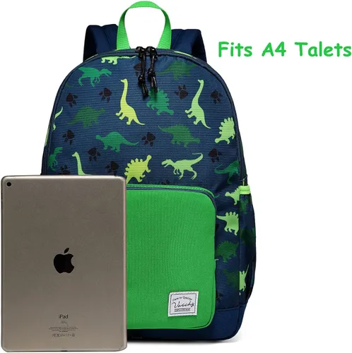 Miniatura 9 de VASCHY - Mochila preescolar para niños y niñas liviana resistente al agua con correa en el pecho
