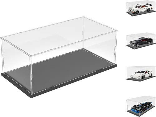 Miniatura 39 de Choowin - Caja de exhibición de acrílico para Lego Car Dodge Charger Batmobile Jazz Quartet - Caja de exhibición de acrílico transparente engrosado