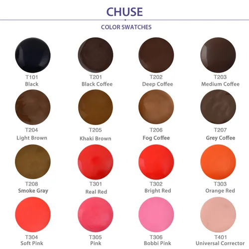 Miniatura 4 de CHUSE Pigmentos labiales PMU 0.4oz/0.4 fl oz (T302 rojo brillante)