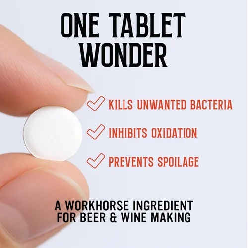 Miniatura 3 de Craft A Brew - Campden Tablets - Metabisulfito de sodio - Esterilante para vinificación - Ideal para vinos tradicionales de uva - Elaboración