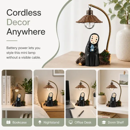 Miniatura 2 de Lámpara Sin Cara, Luz Nocturna Sin Cara para Niños, Regalo para Decoración del Hogar