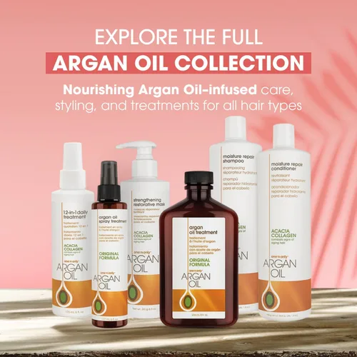 Miniatura 7 de One 'n Only Tratamiento capilar con aceite de argán – El aceite para el cabello alisa y fortalece el cabello seco dañado, elimina el encrespamiento