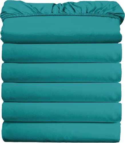 Miniatura 17 de Elegant Comfort Paquete de 6 sábanas bajeras ultrasuaves a granel – 1500 sábanas bajeras de microfibra de alta calidad hotelera, bolsillos profundos