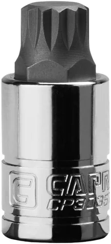 Miniatura 7 de Capri Tools Zócalo de punta cuadrada triple M10 Stubby XZN de 0.394 in, unidad de 3/8 pulgadas, 0.394 in (M10) rechoncho (CP30356)