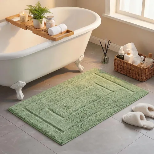 Miniatura 20 de GRANNY SAYS Alfombras de baño antideslizantes, lavables, extra suaves y absorbentes de agua para baño, alfombra de baño peluda de felpa, alfombra