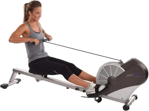 Miniatura 9 de Stamina ATS Máquina de remo de aire con aplicación de entrenamiento inteligente, máquina de remo plegable con resistencia dinámica al aire
