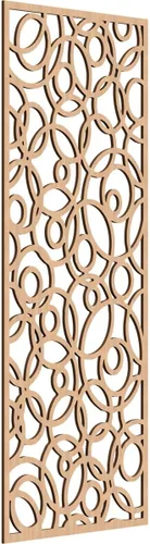Miniatura 79 de Latrobe Paneles de pared decorativos de madera con calado, 9 3/8 pulgadas de ancho x 24 3/8 pulgadas de alto x 3/8 de alto, roble rojo rojo (Red Oak)