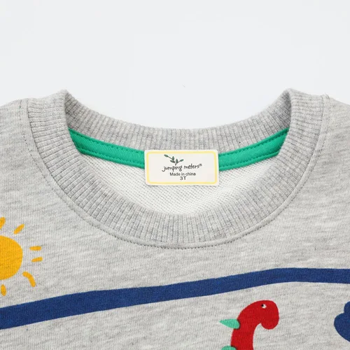 Miniatura 3 de Popshion - Sudaderas de dinosaurios para niños, pulóveres deportivos de caricaturas de manga larga, tallas 1-7T