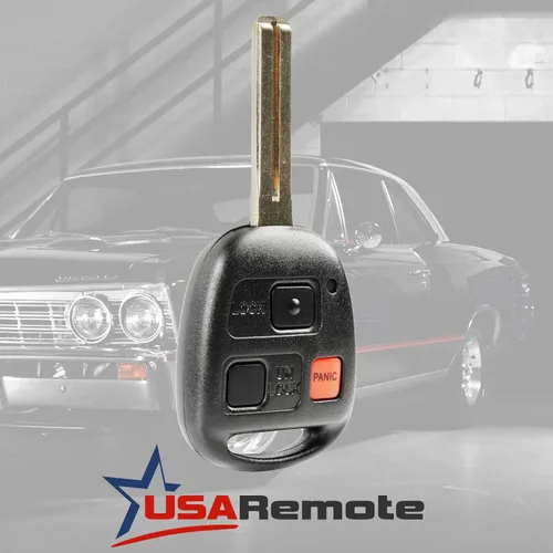 Miniatura 2 de Llavero de entrada sin llave compatible con GX470 LX470 2003 2004 2005 2006 2007 2008 2009 (HYQ1512V)