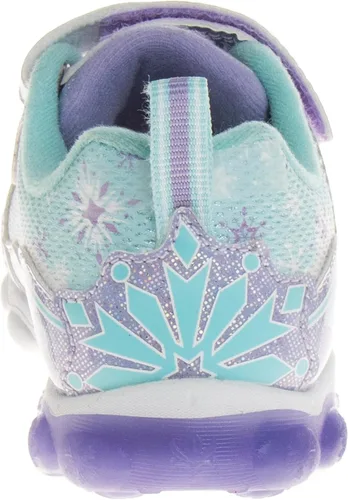 Miniatura 3 de Disney Zapatillas de deporte Frozen para niñas, sin cordones, con luz, para correr (bebéniña pequeña), Púrpura tornasol