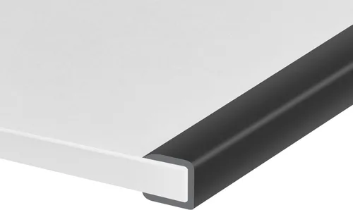 Miniatura 19 de Borde de goma protector autoadhesivo para chapa, material de etileno propileno dieno, ajuste de 1/16 pulgadas (1.6 mm), longitud 10 pies