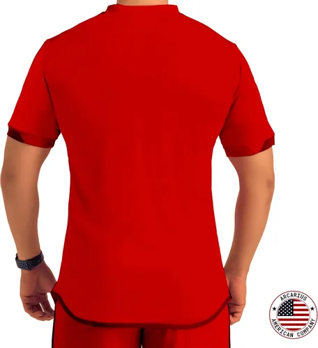 Miniatura 33 de Camiseta deportiva SOL Athletic para hombre, refrescante, transpirable, cómoda