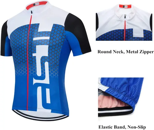 Miniatura 4 de Conjunto de camiseta de ciclismo para hombre, pantalones cortos de verano para niños, trajes de ciclismo de montaña, camisetas de equitación