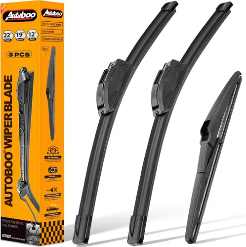 Miniatura 41 de AUTOBOO - Limpiaparabrisas de repuesto 26 + 20 pulgadas con limpiaparabrisas trasero de 12 pulgadas para BMW X3, X4, 2018, 2019, 2020, 2021, 2022