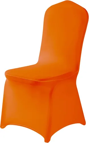 Miniatura 31 de LZY 6 piezas Fundas de Silla de Spandex Elásticas Fundas Deslizables para Fiestas de Boda, Fundas de Decoración de Sillas de Comedor y Banquete Negro
