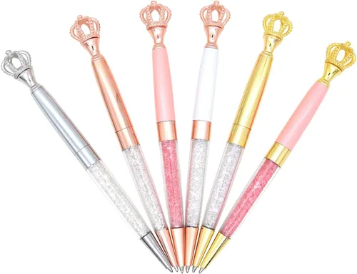 Miniatura 5 de Gullor 6 bolígrafos de tinta de gel, bolígrafo de punta redonda y cristal, multicolor A