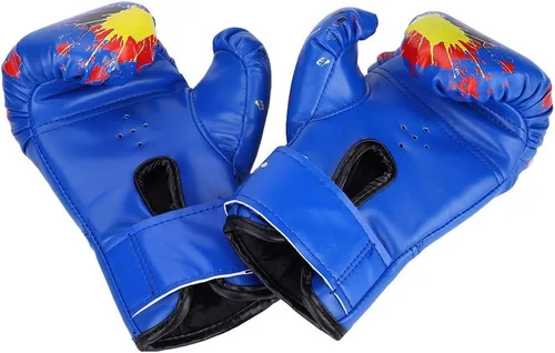 Miniatura 3 de Guantes de boxeo para niños de 0 a 6 meses y 1 2 años, color azul