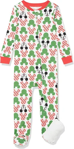 Miniatura 44 de Amazon Essentials Disney Marvel Star Wars - Pijama unisex de algodón con pies para bebés y niños pequeños, paquete múltiple