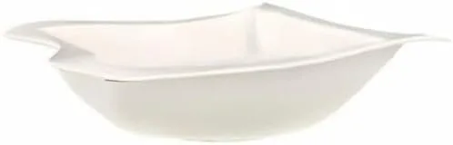 Miniatura 4 de Villeroy & Boch New Wave - Ensaladera cuadrada, 13 pulgadas, porcelana premium, color blanco