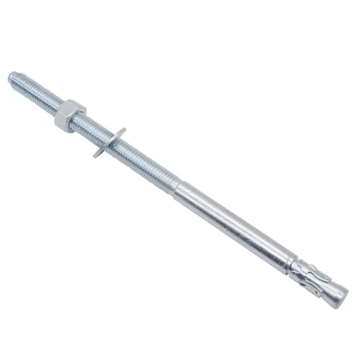 Miniatura 28 de Anclajes de hormigón 3/8, pernos de anclaje de cuña de 3/8 de acero al carbono galvanizado con arandela y tuerca, 3/8 pulgadas de diámetro exterior