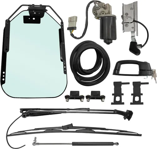 LUFT MEISTER 7120401 - Conjunto de marco de puerta de vidrio frontal para cargadoras Bobcat M A770 para minicargadoras S450, S510, S530, S550, se