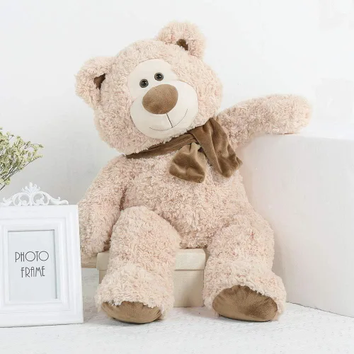 Miniatura 31 de Tezituor Oso de Peluche Marrón Beige de 24 Pulgadas - Juguetes de Oso de Peluche para Niños y Niñas