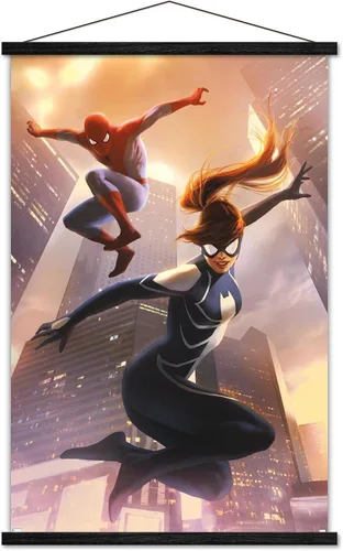 Miniatura 6 de Trends International Marvel Comics Spider-Man - Póster de pared #8 de Spider-Girl, 34 pulgadas de largo x 22.4 pulgadas, versión premium sin marco