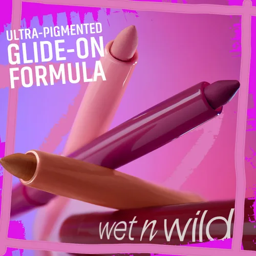 Miniatura 6 de wet n wild Perfect Pout - Lápiz delineador de labios de gel retráctil mate, rico color cremoso de larga duración, aplicación bien definida e