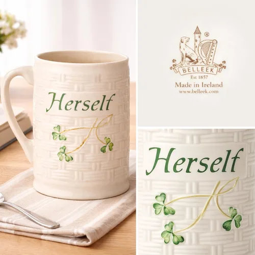 Miniatura 6 de Belleek Herself Taza, 4.5