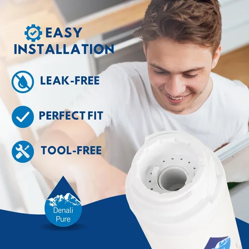Miniatura 6 de Paquete de 3 filtros de agua de repuesto para refrigerador General Electric PFSS5NJWASS - Compatible con cartucho de filtro de agua de refrigerador