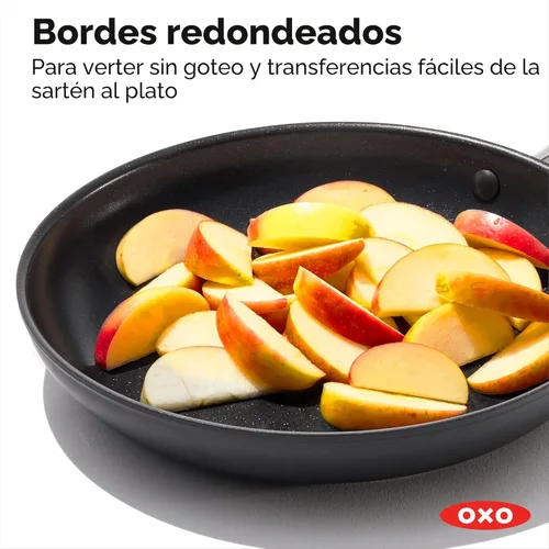 Miniatura 5 de Sartén antiadherente profesional OXO Good Grips, apta para lavaplatos, 10 pulgadas, Gris
