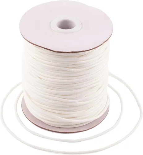 Miniatura 30 de Craftdady - Hilo encerado, Algodón, marrón (CoconutBrown), 1mm