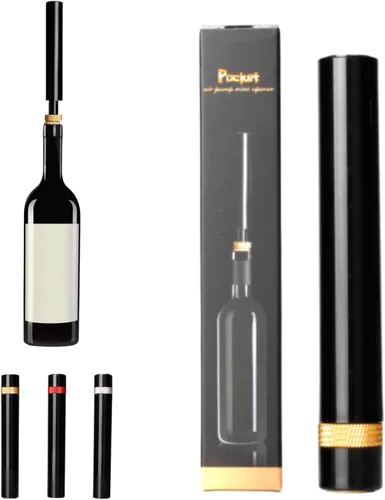 Abridor de vino, abridor de vino MIni, bomba de presión de aire de bolsillo portátil de viaje, abrebotellas de vino, Porta de viaje para el hogar,