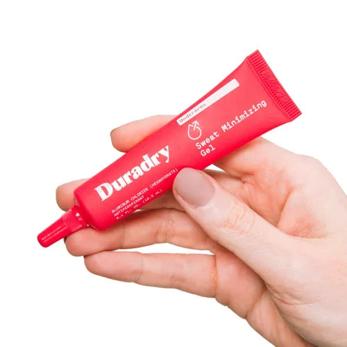 Duradry Gel antitranspirante minimizador de sudor para hombres y mujeres, fuerza recetada, formulado para sudoración excesiva de axilas e