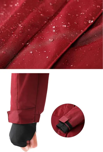Miniatura 6 de Chaqueta de esquí de montaña para mujer, impermeable, forro polar, snowboard, invierno