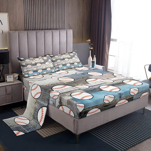 Miniatura 18 de Manfei Juego de sábanas de acuarela floral tamaño individual, juego de ropa de cama con flores botánicas, juego de sábanas de dibujos animados
