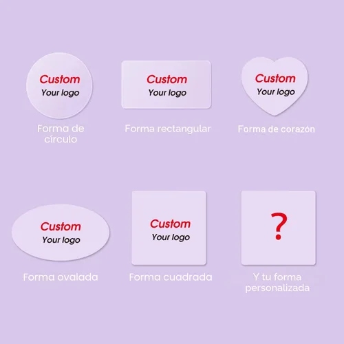 Miniatura 6 de Calcomanías personalizadas, transparentes, impermeables, personalizadas, texto, imagen, foto, etiquetas transparentes, 10, 100, 200