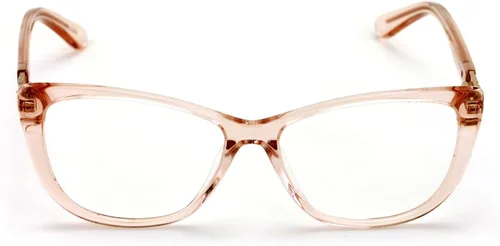 Miniatura 3 de Gafas de lectura de acetato de alta calidad para mujer, lentes de ojo de gato, divertidos lectores de lentes transparentes, acento de metal dorado