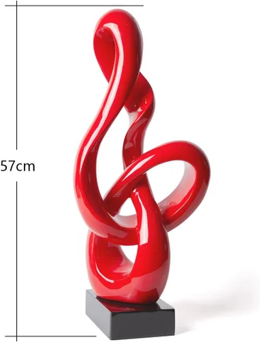 Miniatura 6 de Decoración moderna para el hogar, escultura de clave aguda, piano, estatua musical, centro de mesa, arte para sala de estar, dormitorio, rojo, 23