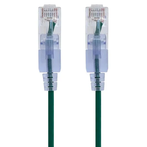 Miniatura 51 de Monoprice Cat6A - Cable de conexión Ethernet de 6 pulgadas, negro, UTP, 30 AWG, 10G, cable de cobre puro desnudo, sin enganche, RJ45, serie SlimRun
