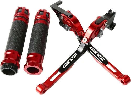 Miniatura 11 de Accesorios CNC para motocicleta, ajustable, plegable, extensible, con logotipo, palancas de embrague de freno para Yamaha FZ6 FAZER FZ-6 FZ 6 10