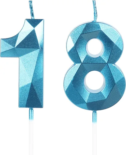 Miniatura 54 de Velas de cumpleaños número 15, velas número 15, velas de feliz cumpleaños de oro rosa para pastel, decoraciones de cobertura de pastel de diseño 3D