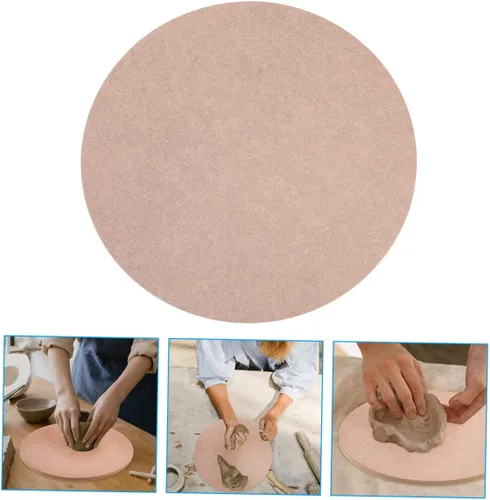 Miniatura 8 de EXCEART 4 piezas de base de escultura de cerámica para rueda de murciélagos de cuña de cerámica para manualidades para adultos, placa base de Como
