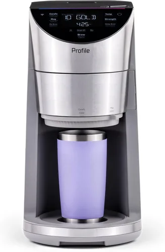 Miniatura 11 de GE Profile Smart Grind & Brew - Cafetera con Servicio Individual sin Cápsulas, Depósito de Agua de 90 oz, Jarra Térmica de 10 Tazas, Control de Voz