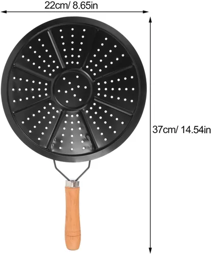 Miniatura 2 de 2 almohadillas de aislamiento de mango de madera, almohadilla de aislamiento para el hogar, protección contra sobrecalentamiento, anillo de cocina